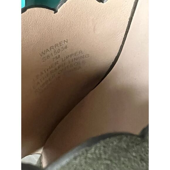 KATE SPADE SCALLOPED GREEN SUEDE OPEN TOE HEELS SIZE 7 - Picture 6 of 8